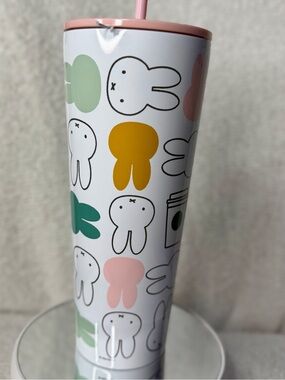 Starbucks x Miffy White Stainless Steel Cold Cup Tumbler
